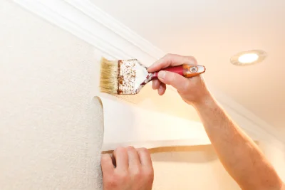 Pose de papier peint aux Ferres — revêtements muraux et toiles de verre